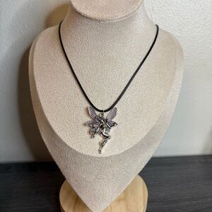 Handmade Silver Fairy Necklace